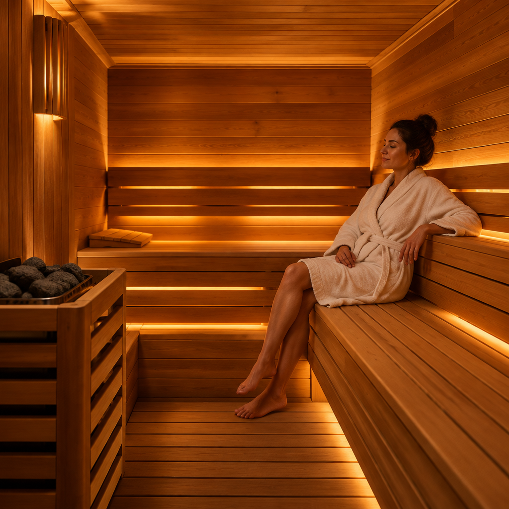 Square sauna image